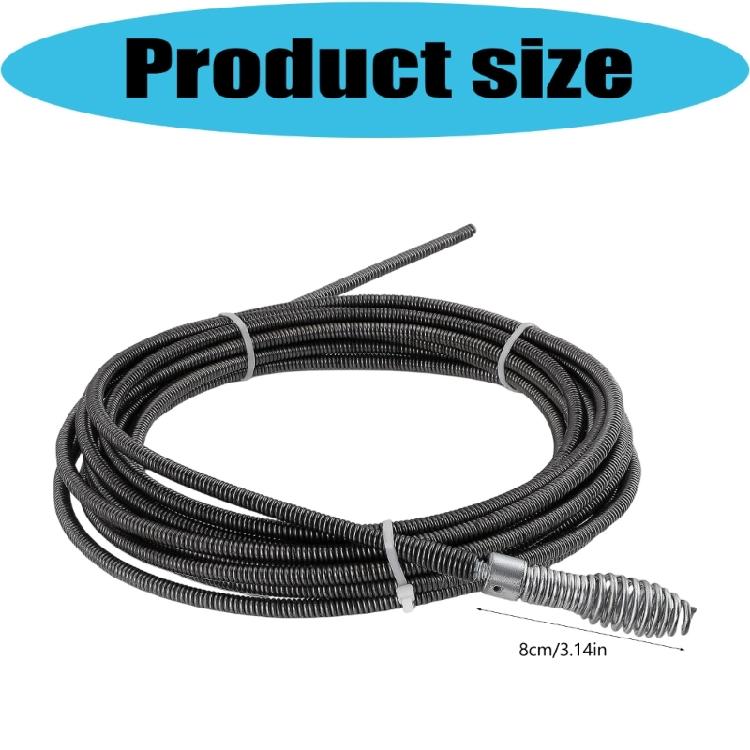 Industrial Power Drain Cleaning Cable For Kitchen Bathroom And Small Commercial Pipes