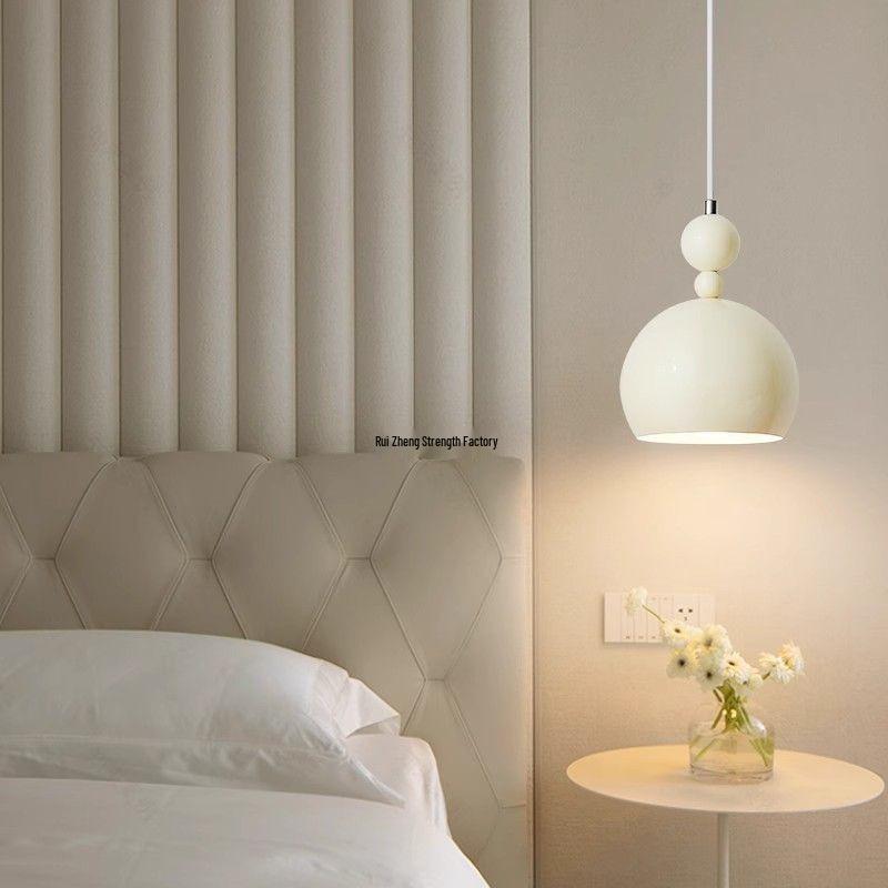 Vintage Bauhaus Creme Schlafzimmer Pendelleuchte - Moderner Designerstil