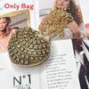 Mini Borsa a Mano a Forma di Cuore d'Amore con Decorazioni di Diamanti Acqua Scintillante per Uso Quotidiano