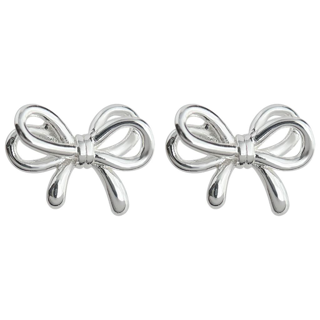 Mini 3D Bowknot Cute Fashion Stud Earrings for Women