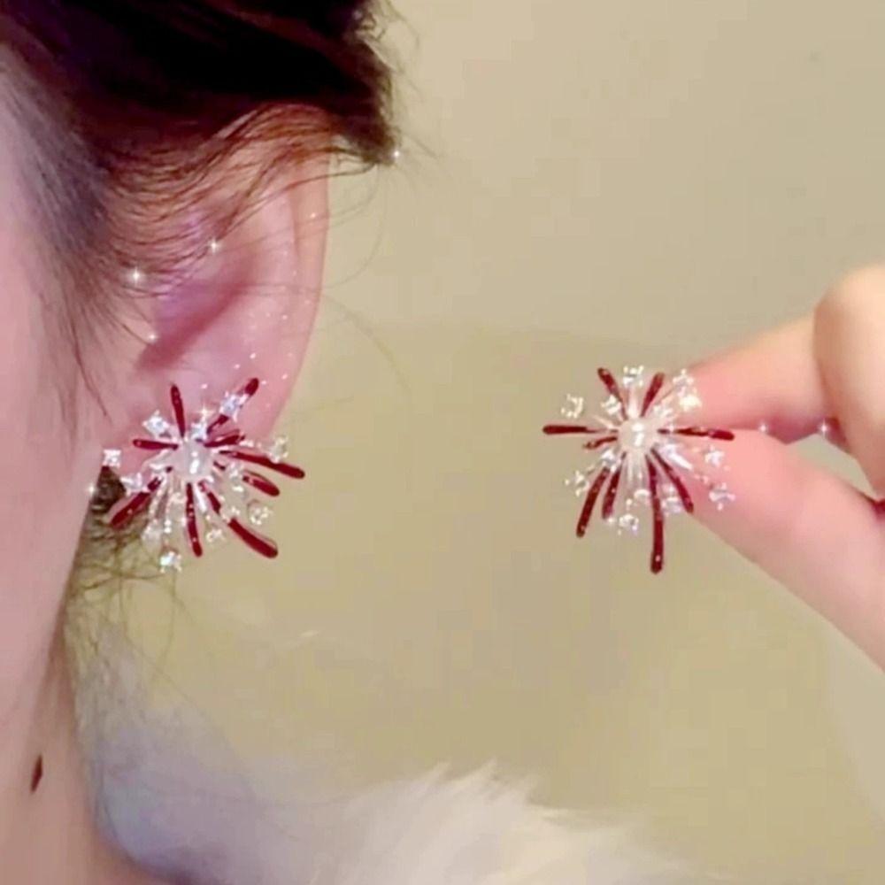 

Cute Pony Pearl Earrings Sweet Ear Studs Fresh Ear Jewelry Girls B