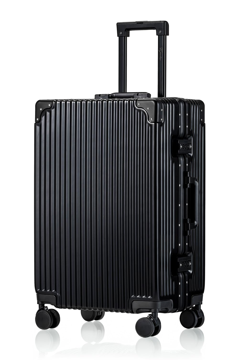 

C.jutro ChromeLite x UltraCush Dual Technology Suitcase, Carry-on, Small, Black