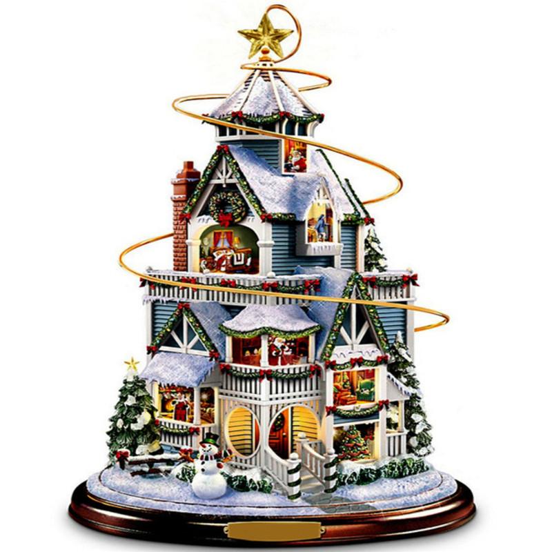 

Рождественские окна цепляются двухсторонние рождественские наклейки на окна Рождественский праздник Снежинка Санта-Клаус Рождественские украшения на окна