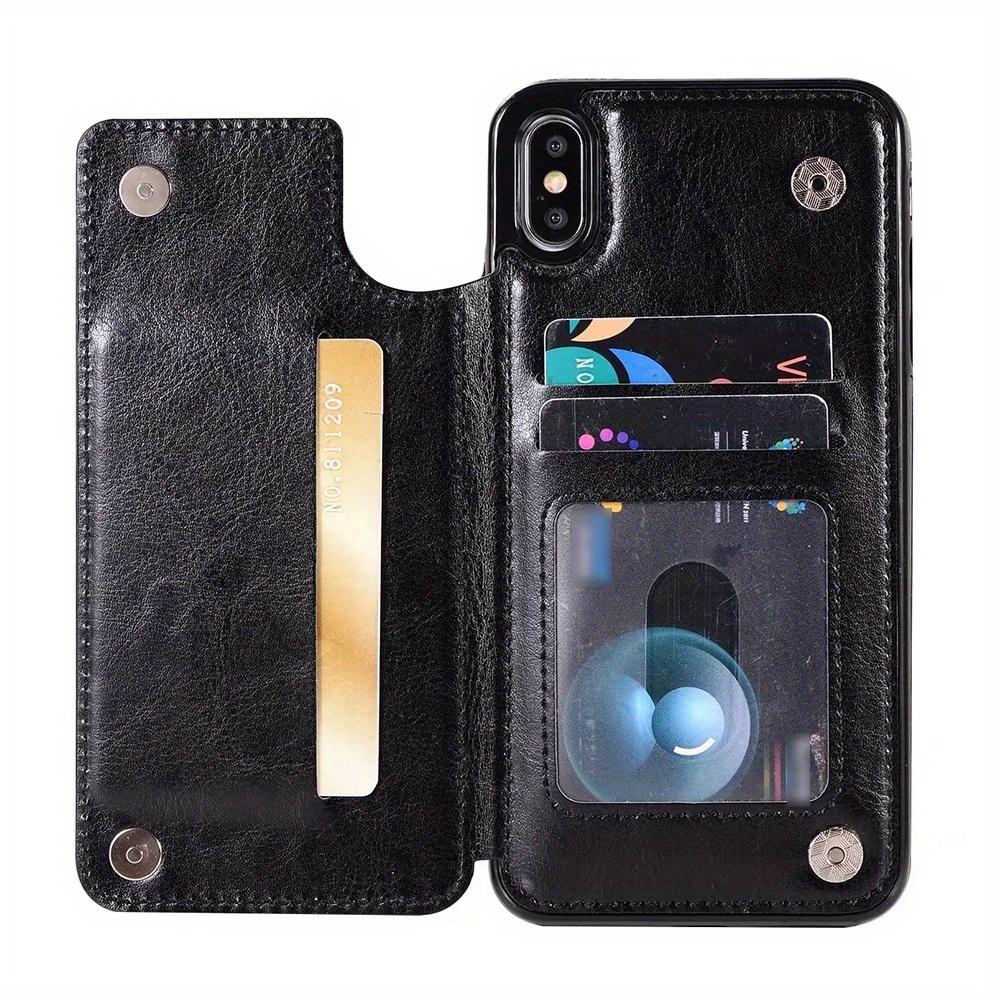 Leather Wallet Case For IPhone 14/13/12/11/Pro Max/Mini/XR/X/XS Max/8/7/6S/6 Plus/SE2/SE3/2022/2020 - Card Holder & Flip Back Cover