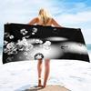 Asciugamano da Spiaggia in Microfibra Senza Sabbia Super Assorbente Leggero Sottile Coperta Asciugamano Telo da Spiaggia Extra Large Asciugamano da Bagno Campeggio Yoga