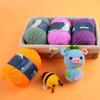DIY Knitting Yarn Cotton Yarn Cream Hand Washable Knitted Yarn Easy To Store