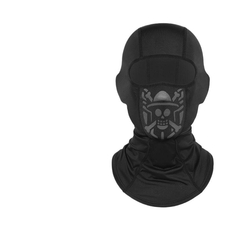 Cycling Head Mask Mesh Ice Silk Thin Full Face Sun Protection Helmet Liner Skull Mask for Summer Outdoor Sports