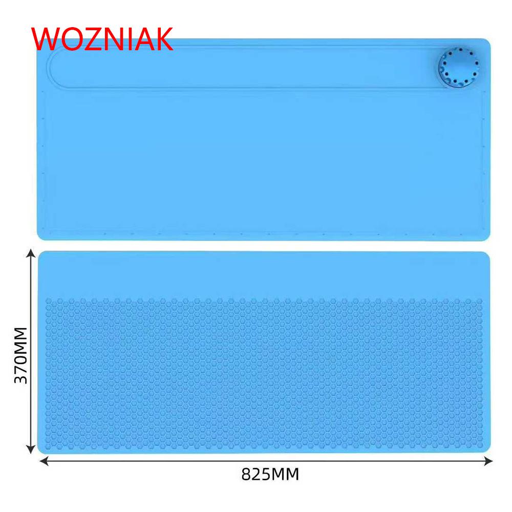TE-729 Extended High-Temperature Resistant Silicone Rubber Repair Pad Screwdriver Storage Box Air Gun Workbench Repair Mat