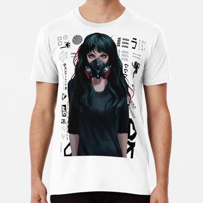 Cyberpunk Gamer Girl Designmuster S bis 5XL Hergestellt in der AU/USA T-Shirt