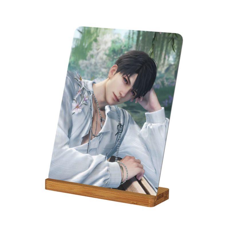 7/8in Game Love and Deepspace Sylus Rafayel Zayne Xavier Caleb Anime Metal Photo Ornament Bedside Cartoon Decoration Gift 2025