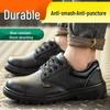 Fuchang Men's Steel Toe Safety Work Shoes