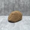 Literary Retro Suede Forward Hat Men'S And Women'S Face Small Brown Cap Neutral Wind Ins Hat
