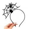 Halloween Hair Accessories Set: Spider Web Pumpkin Bat Ghost Bow Headbands Clips Women Costume Party