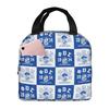 Beta Sigma Phi Fraternity  Cute Pencil Case Girls Boys Large Capacity Checkered Plaid 1914 Pencil Bag School Accessories