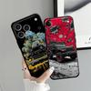 Retro Cartoon Car Case for Apple iPhone 17 Pro Max 12 XR XS MAX 14 15 Pro 7 8 16 Air 11 13 Funda Phone Cover