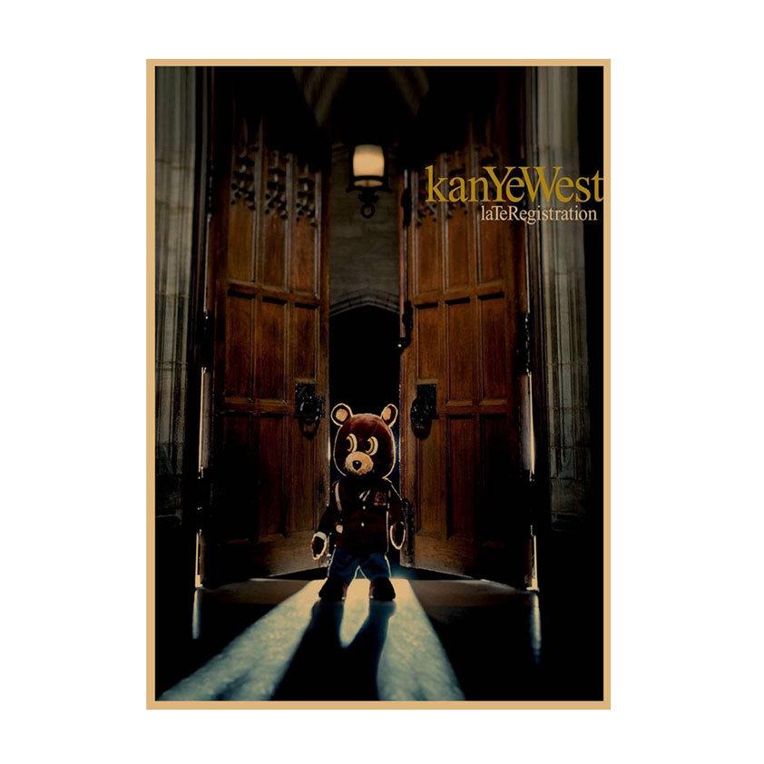 Kanye West Hip Hop Rapper Poster - Decorative Wall Art for Bar or Cafe (661)