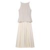 Women's Summer New American Small Pleated Skirt Midi Vest Dress