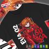 Waifu Asuka Girl T Shirt Japanese Anime Manga Neon Genenesis Evangelion Cosplay