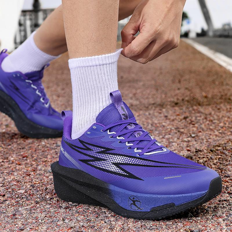 Men women running shoes four seasons fashion breathable soft-sole outdoor speed casual sneakers couple light racing sports shoes