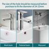 Set of 3 Sturdy ABS Materials Sink Overflows Covers for Home And Hotel Bathrooms Elegant Color Quick Installation