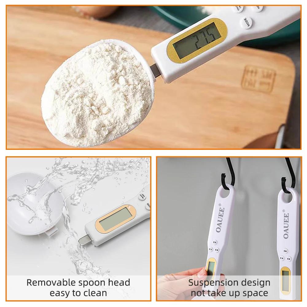 Electronic Kitchen Scale LCD Digital Measuring 500g 0.1g Precise Digital Spoon Food Flour Milk Coffee Scale Kitchen Mini Tool