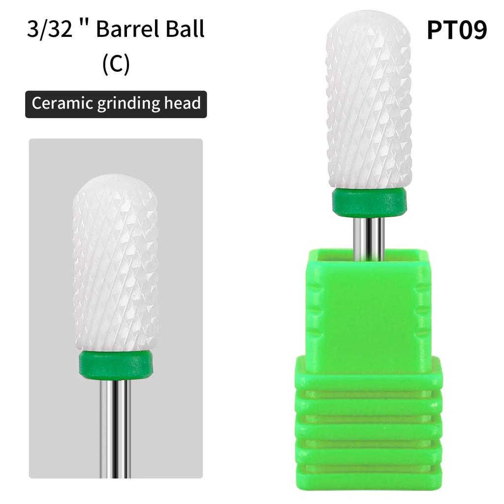 25 Types Ceramic Milling Cutter Nail Drill Bit Electric Manicure Pedicure Mill Bits Machine Files Nail Art Tools Equipment