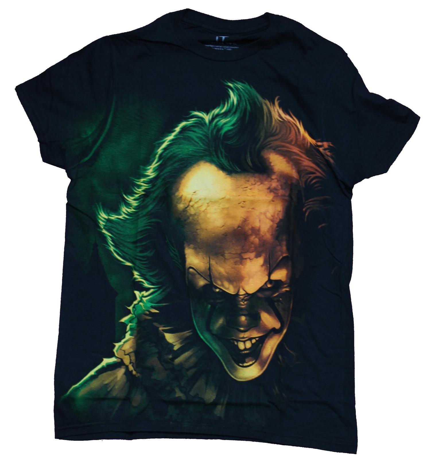 It New Adult T-Shirt - Glowing Yellow Giant Side Face Image XXL