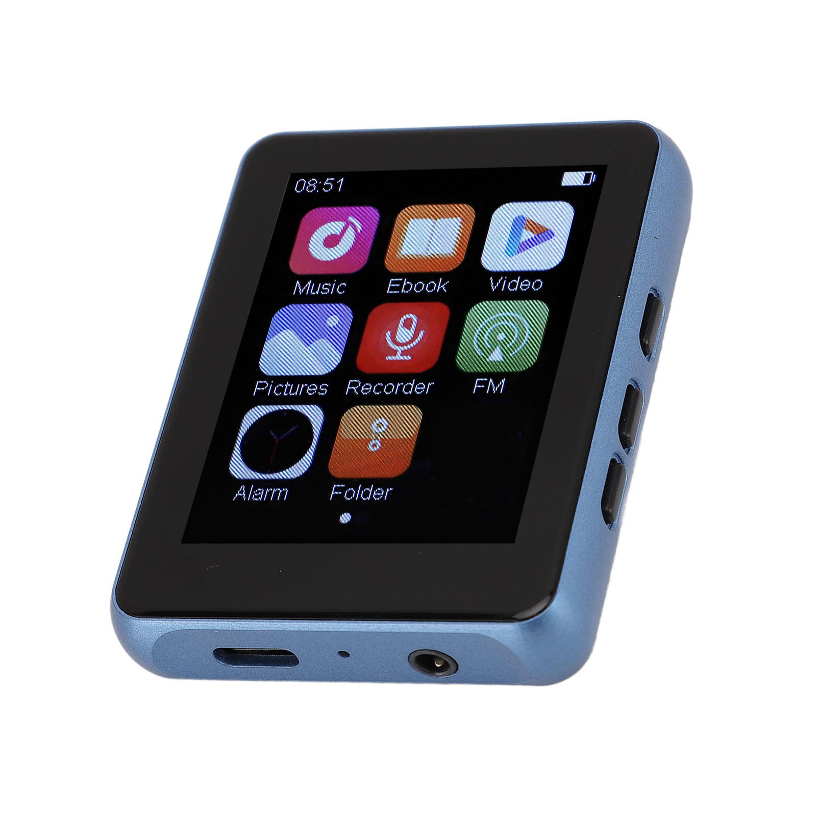 

MP3 Player 64GB 2.4in Full HiFi Sound FM Radio Voice Recorder Electric Book 5.0 MP3 Music Player for Home Outdoor Travel