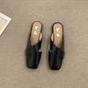 Niche Design Bag Head Half Slippers Outer Wear Summer One Pedal Muller Lady Flat Cool Slippers