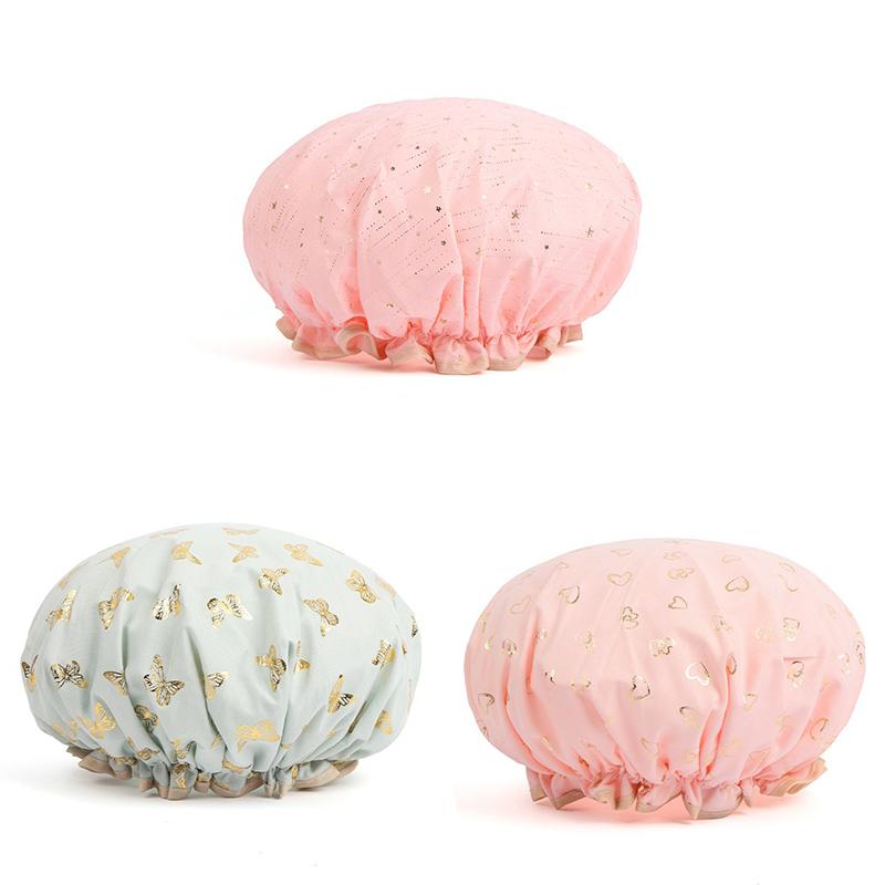 Shower Caps Waterproof  Donuts for Hair Bathing Cap for Women Swimming Cap Shower Shower Suit Bonnet Douche