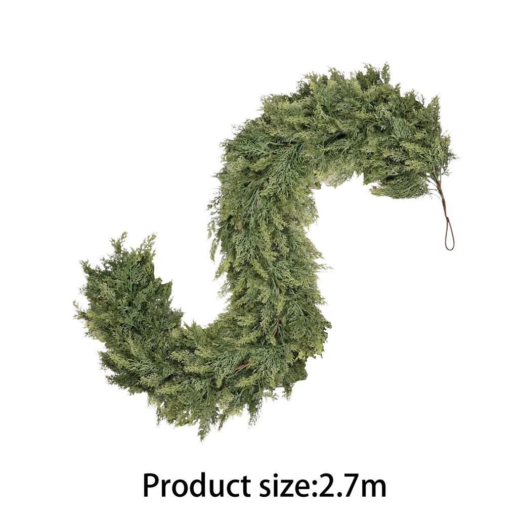 1Pcs Christmas Cedar Garland Soft and Thickness Artificial Pine Garlands Greenery Pine Garland for Xmas Holiday Seasonal Decor