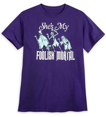 Disney Haunted Mansion She's My Foolish Mortal T-shirt Unisex Size S-5XL