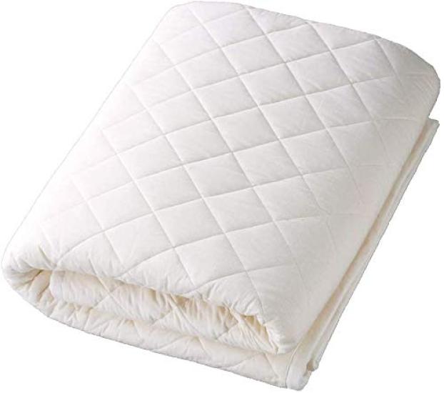 

Pasima Pad Sheet Simple bedding made with absorbent cotton and Made in (Single, Beige) - medical-grade gauze. Japan.