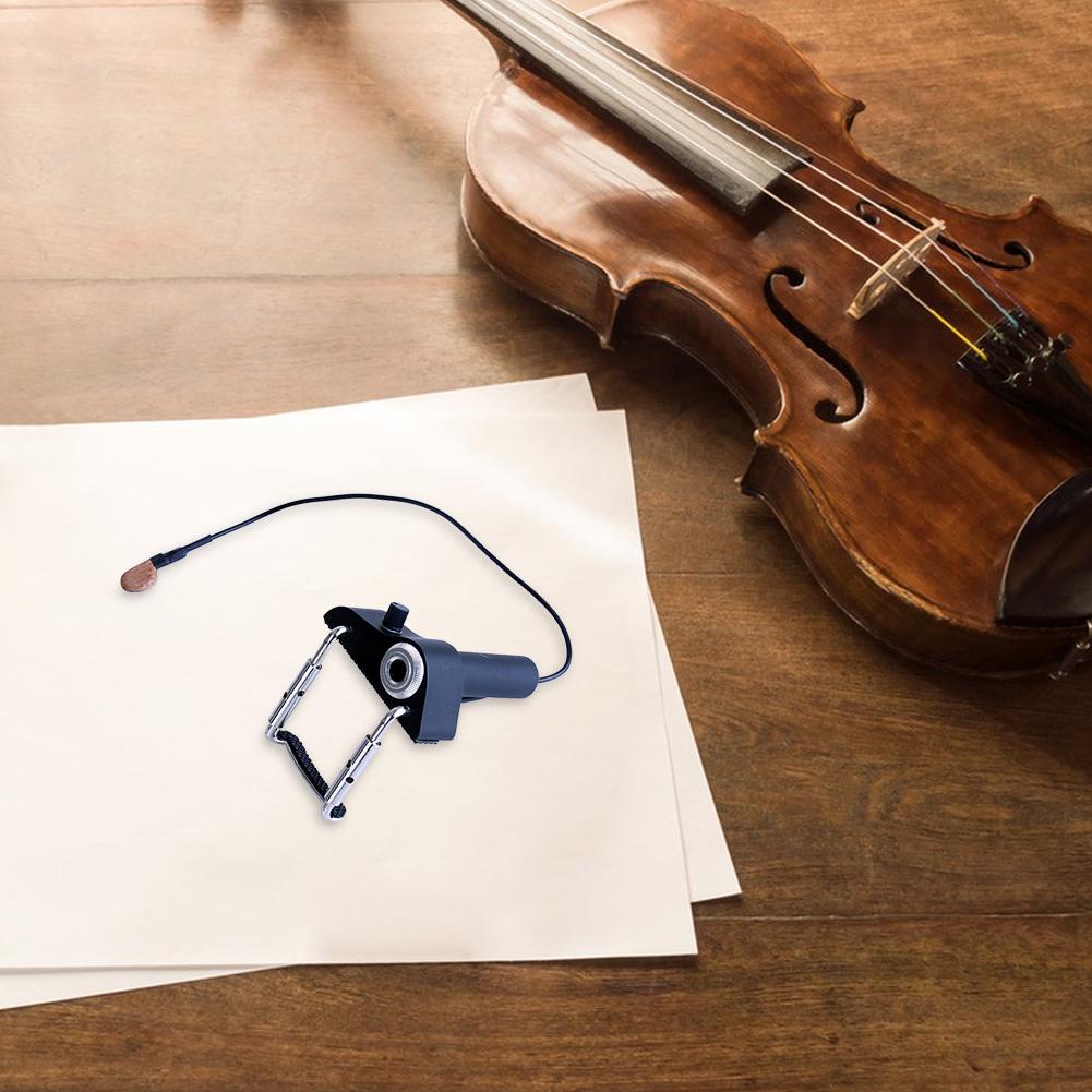 Violin Pickup Electronic Organ Instant Authentic Acoustic Sound Pickup for Violin Violin Accessories for Violin/Viola