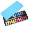 Solid Pigment DIY 24 Different Colors Art Paints with 1 Paint Brush for Students Watercolor Graffiti Painting