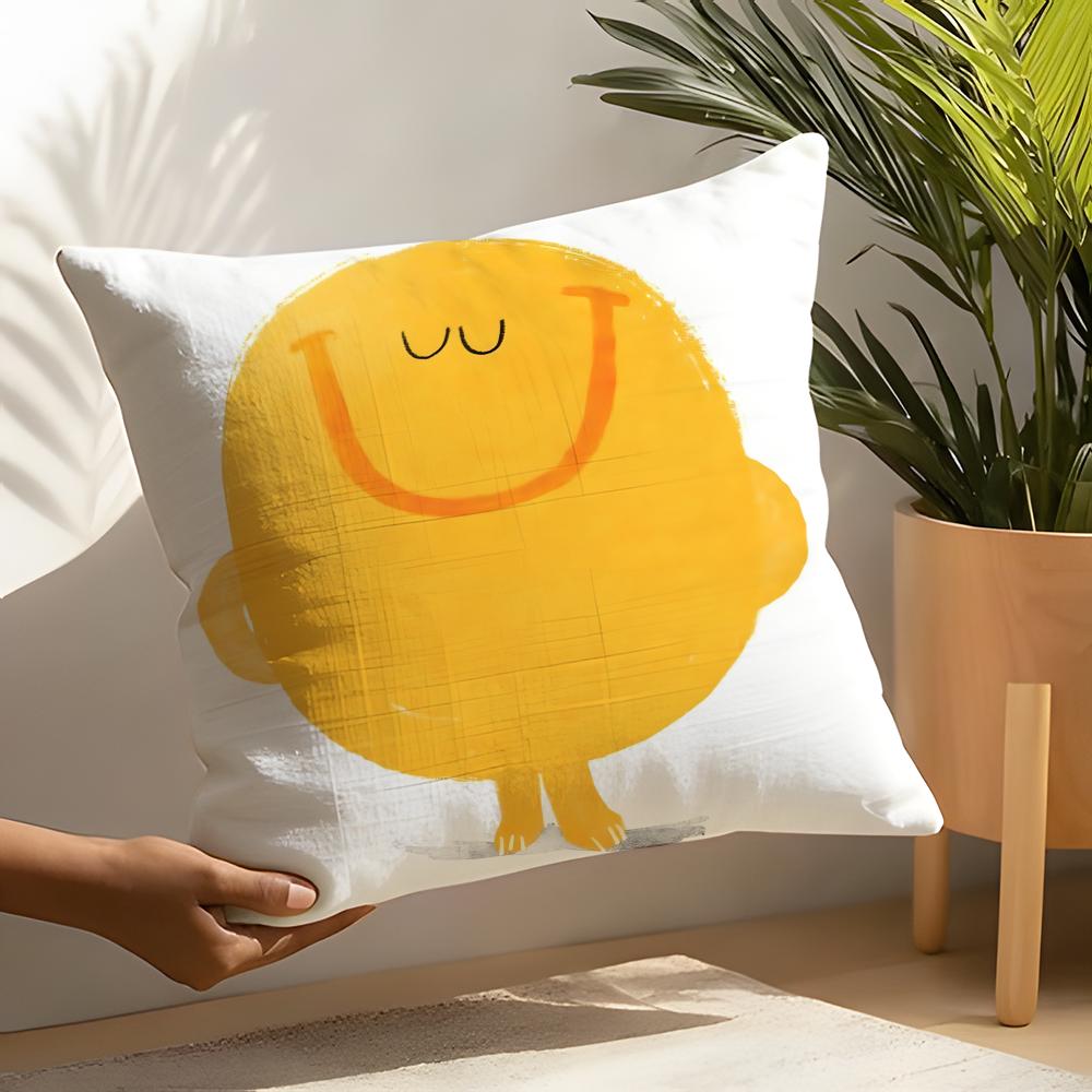 2 Cartoon Fun Pillow Patterns For Toddlers Pillow Case Home Living Room Decoration Linen Pillowcover Pillow Cases Cushion Cover