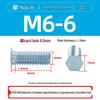NFH Hex Rivet Nut: Galvanized Press Plate External Thread Screw, 8.8 Grade, M3-M8 Sizes.