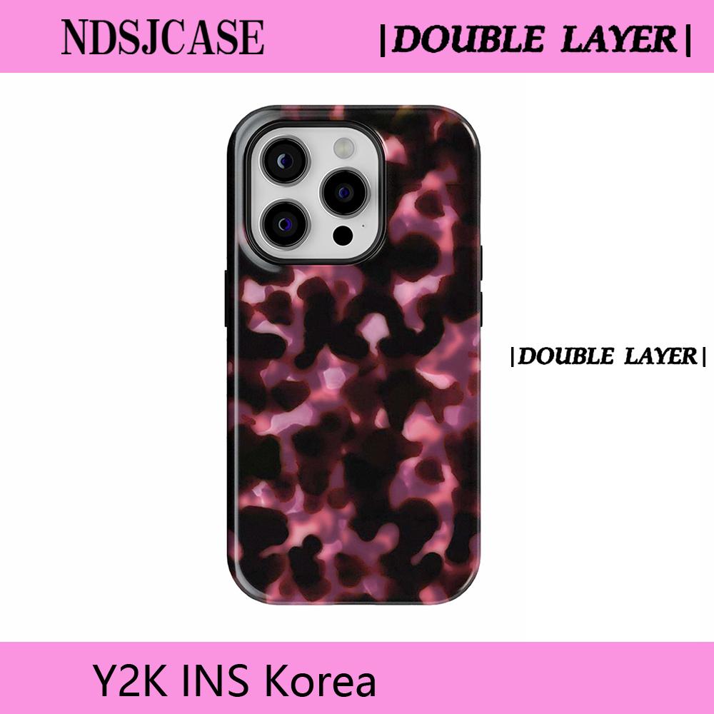 

Luxury Clmj SWAG Pink Carey Phone Case for iPhone 17 16e 16 15 14 13 12 11 Air Pro Max Plus Magnetic Double-layer Back Cover iPhone 14