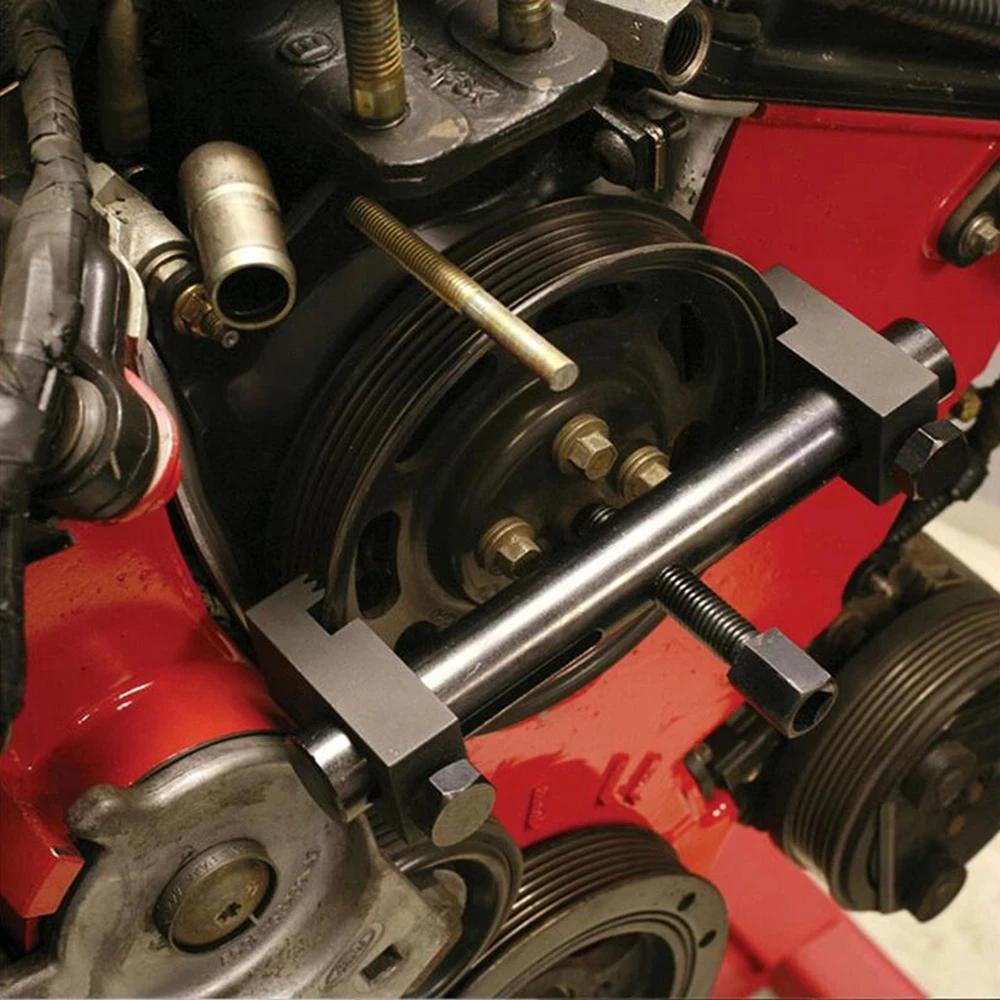 1 szt. ściągacz do żebrowanego koła pasowego, narzędzie do usuwania wału korbowego, narzędzie do naprawy samochodu