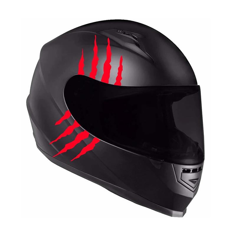 Personalisierte Monster Geisterkralle Motorradaufkleber Wasserdicht Motorrad Frontverkleidung Rennhelm Dekorative Vinyl-Aufkleber