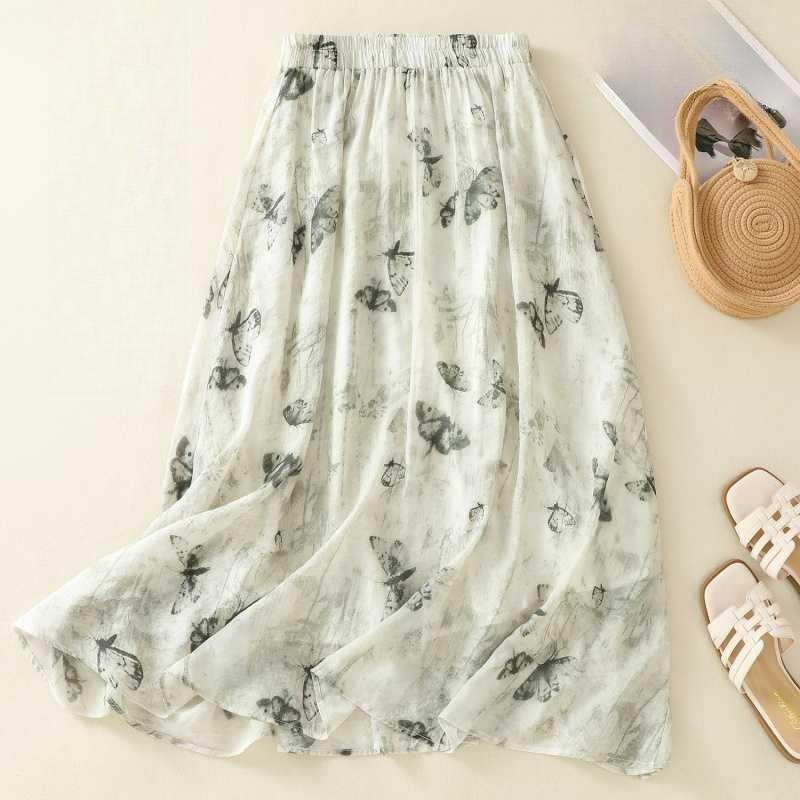 

Платье из рами для женщин 2XL абрикосовый