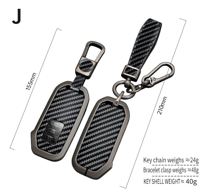 7 Buttons Zinc Alloy + Leather Car Key Case Cover for Kia 2025 Sportage 2025 Niro Hybrid 2025 Sorento MQ4 2025 EV6 GT-Line K8 V6
