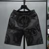 2026 Men's Slim Flocked Trendy Beach Shorts - Casual Summer Wear