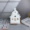 2 Stück Silikonform Set Bastelformen Kirchenform Tischdekorative Formen Geeignet für Resin- und Gipsguss