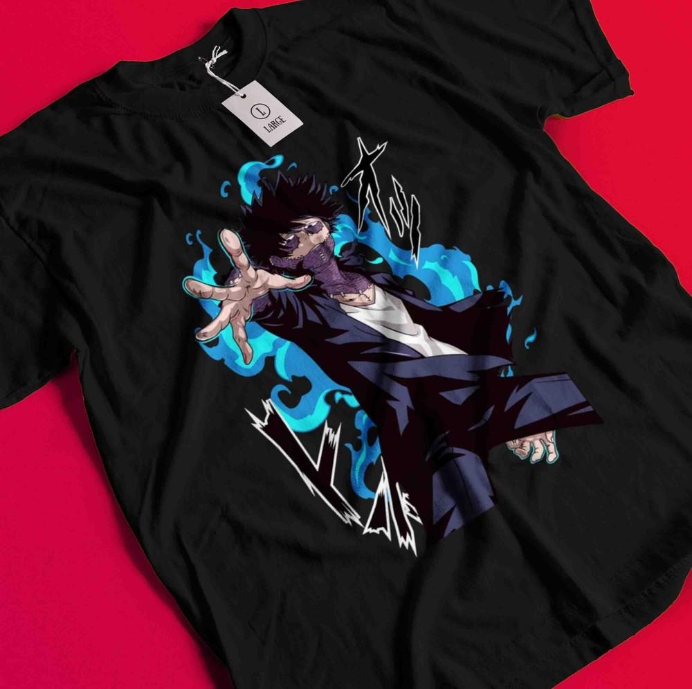Dabi T-shirt My Hero Academia Japanese Manga Anime Midoriya Deku Shoto Shirt BB795