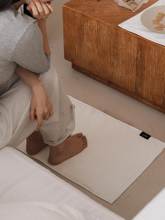 

Deareal бамбукова тканина нековзкий рушник готельний килимок білий Bamboo fabric hotel mat_white 1P