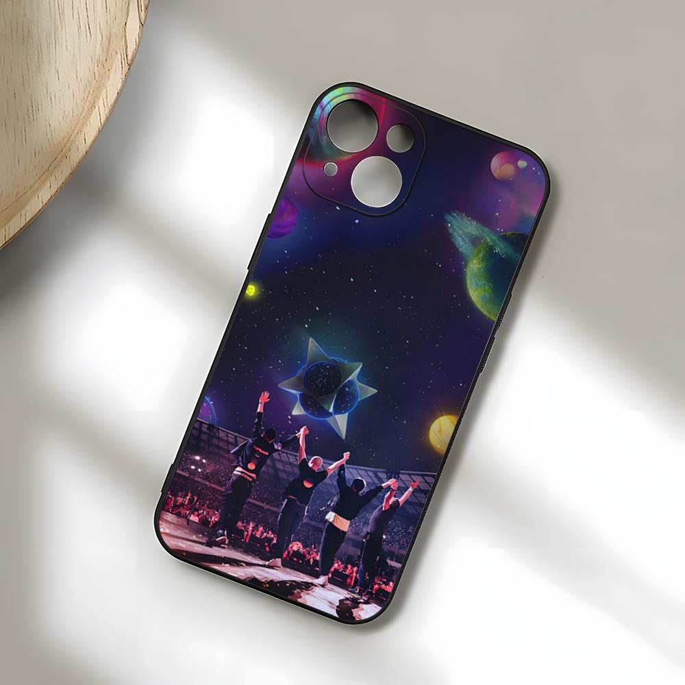 

Band C-Coldplay Phone Case For IPhone 17 Pro Max 15 Pro 16 14 Plus 12 13 Mini 11 Pro Shockproof Soft Cover iPhone 17Pro