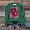 Women's Fashion Casual Long Sleeve Loose Printed Sweatshirt