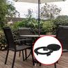 Patio Table Umbrella Hole Ring and Cap Patio Umbrella Hole Plug Insert Ring and Cap for Deck Coffee Shop Party Outside Garden