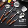 Churong 304 Stainless Steel Kitchen Utensils with Pearwood Handle